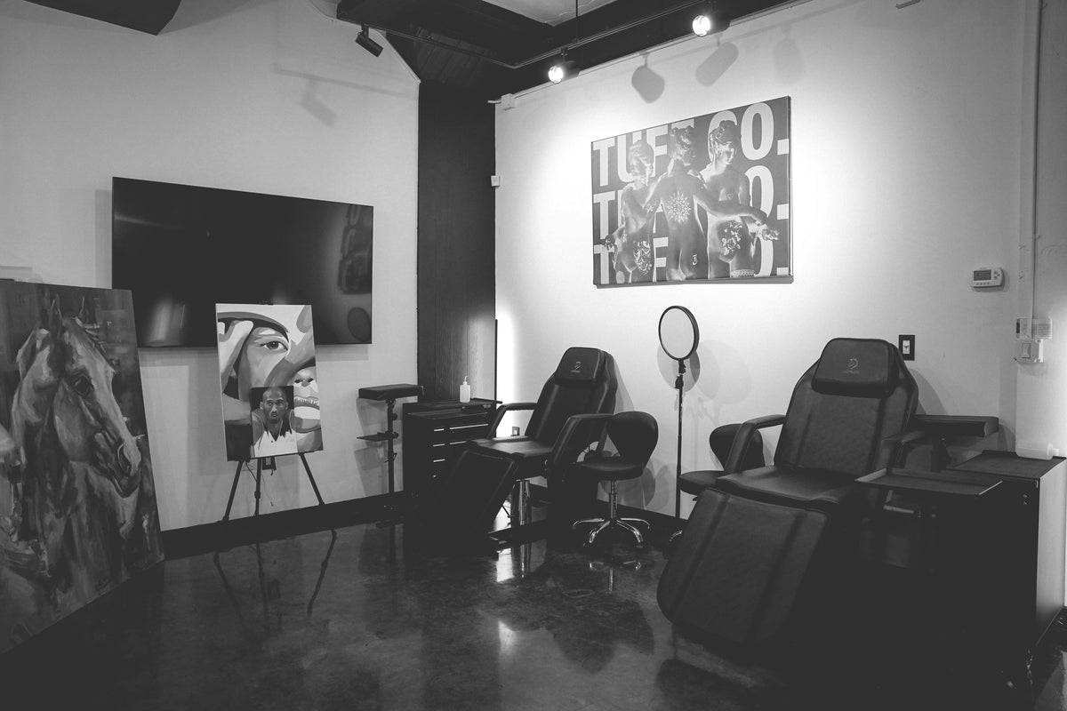 Licensed tattoo studio environment at Tuff Tattoos Tampa