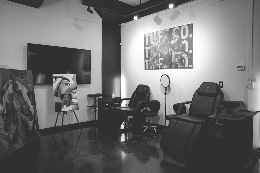 Licensed tattoo studio environment at Tuff Tattoos Tampa