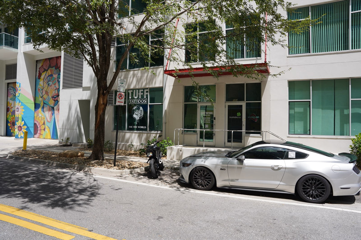 Tuff Tattoos studio near the Tampa cruise port in Channelside