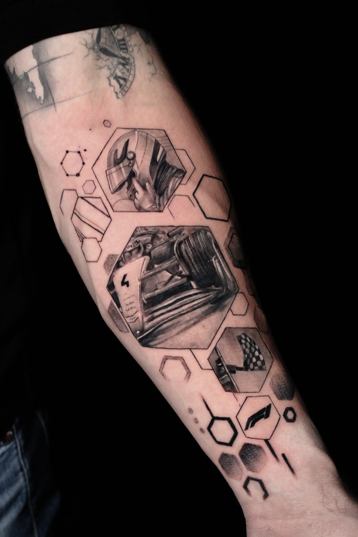 Fine line tattoo by Dido at Tuff Tattoos in Tampa