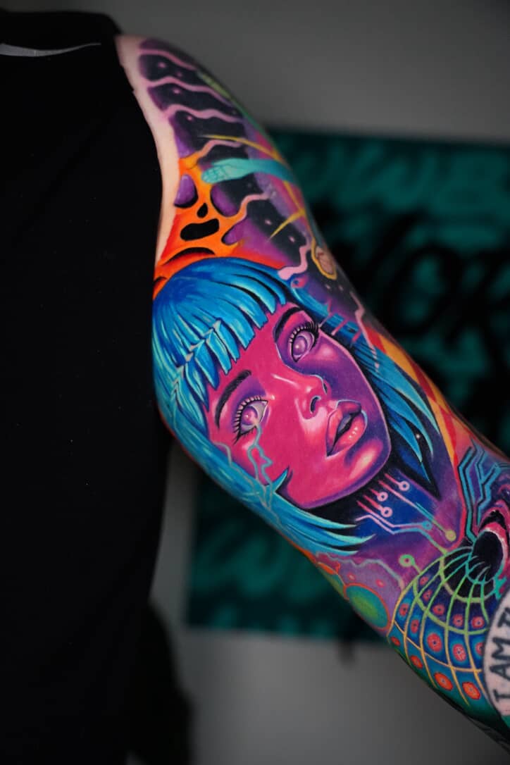 Psychedelic & Surreal tattoo by Nick