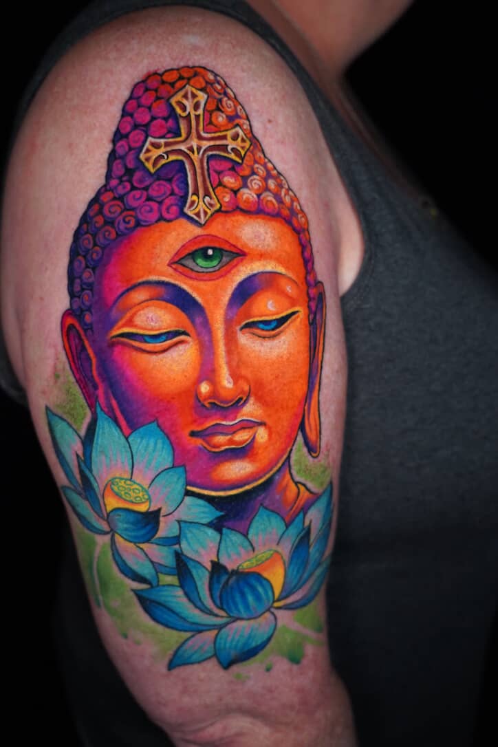 Psychedelic & Surreal tattoo by Nick
