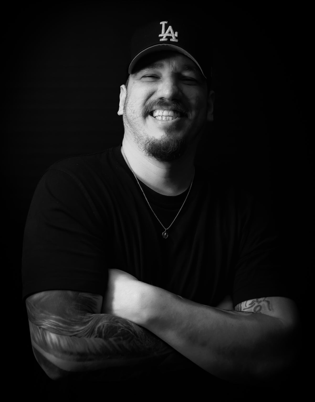 Carlos — tattoo artist portrait at Tuff Tattoos