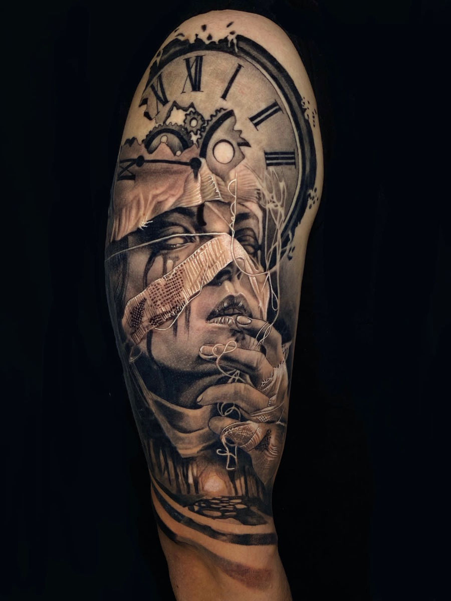 Realism tattoo by Tiago