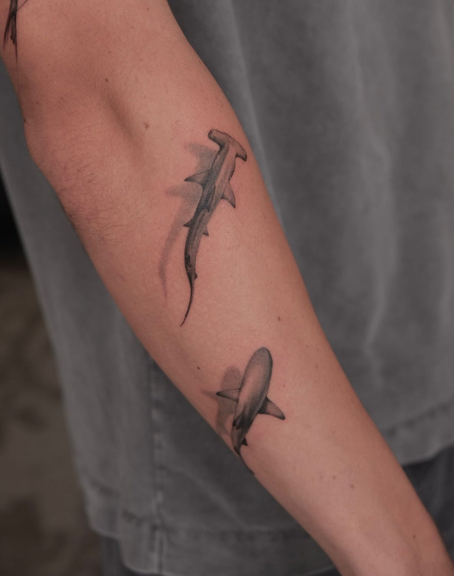 Fine Line tattoo by Kim